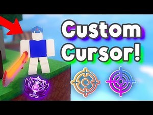 How to get a CUSTOM CURSOR on pc (roblox bedwars)