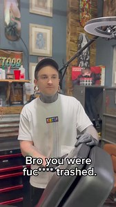 You know, art stuff. @camfontetattoos @Aubrey Rodriguez @kylahfenixxx #fyp #foryou #tattooartist #funnyskits #tattooshop | Long Tigork