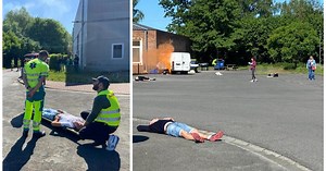 Une voiture bélier fonce dans la Haute École Condorcet à Mons : scénario catastrophe pour un exercice de grande ampleur sur le campus