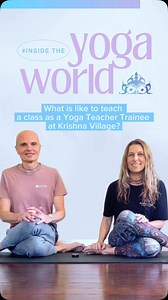 16 reactions | At Krishna Village, your journey as a yoga teacher...