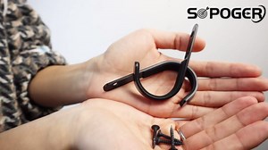 SOPOGER Bow Wall Mount Hanger - Universal Archery Compound Bow Holder Hooks Crossbow Rack Bow Stand to Storage and Display Recurve Compound Bow Longbow