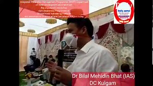 Save water save future Integrated Watershed Management Programme (IWMP) Department of Rural Development and Panchayti Raj organized a workshop cum Awareness Programme of Ground water harvesting methods and preservation of water at Mini Secretariat Kulgam today. | Daily Jamal