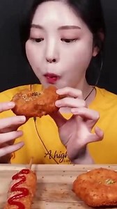 9K views · 219 reactions | [ASMR MUKBANG] Indulging in Crunchy and Chewy Korean Corn Dogs with Giant Hot Dogs!  Featuring Golden Cheese Balls and Gongcha Bubble Tea for Dessert - Real Sound Satisfaction Guaranteed! 燎磻 #CorndogMukbang #BubbleTea #DessertDelight #RealSoundASMR #FoodieFaves #MouthwateringMukbang #CrunchyChewyGoodness | Munch Magic | Facebook
