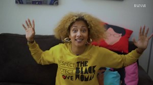 Insecure star Amanda Seales has a new weekly webseries and she's giving us an exclusive first look: http://bit.ly/2uleNgX | Harper's Bazaar