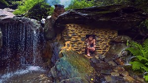 Build stone and earth villas with waterfalls and natural swimming pools Primitive Villa | Wildness Builder