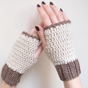 Essential Hand Warmers - Crochet Pattern PDF & Video Guide | Fingerless Gloves, Crochet Gloves, Crochet Mittens - Etsy