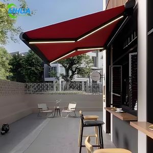 [Hot Item] Custom Outdoor Canopy with Remote Control Full Cassette Motorized Retractable Outdoor Awning for Patio