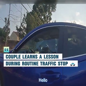 798K views · 9.5K reactions | Couple’s Routine Traffic Stop Becomes a Lesson in Law and Responsibility  What starts as a simple stop highlights how communication, decisions, and understanding the law can shape the outcome of a police encounter Watch to learn what drivers and passengers should know during traffic stops and how calm cooperation can prevent legal issues #TrafficStop #LegalAwareness #PoliceInteraction #PublicEducation | Police Body Cam | Facebook