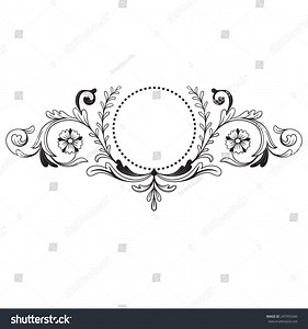 Vector Vintage Border Frame Engraving Retro: vector de stock (libre de regalías) 247955446 | Shutterstock