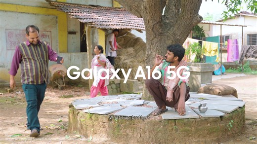 #Sponsored It’s time to experience ‘gajab’ water resistance of #GalaxyA16 5G! Be like Banrakas and get your hands on the latest #GalaxyA16 – packed with #IP54 resistance, #UltraWideLens, #sAMOLED Display and so much more! Own now: http://smsng.co/6185Sz4nh #Panchayat #GalaxyA #GoAwesome #Samsung | Samsung