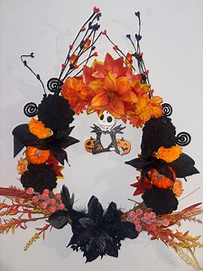 Jack Skellington Wreath - Etsy Canada