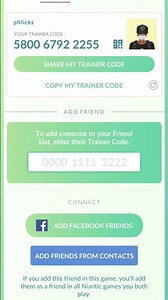 Pokémon Go Friend Code