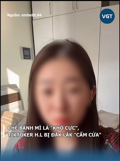 Tiktoker H.L bị cấm cửa vì phát ngôn về bánh mì