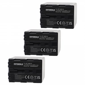 EXTENSILO 3x Batteries compatible avec Sony DCR-TRV33, DCR-TRV330, DCR-TRV33K, DCR-TRV340 appareil photo, reflex numérique (4800mAh, 7,2V, Li-ion) | Rakuten
