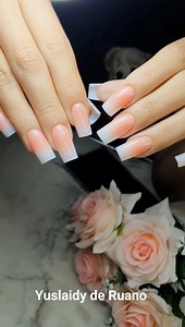 Short nail designs. Baby boomer. | Yuslaidy de Ruano