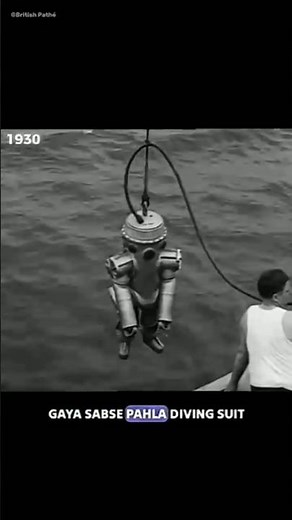 Worlds first diving suit #science #sciencefacts