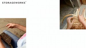 Watch StorageWorks 3-Section Woven Storage Baskets for Shelves on Amazon Live