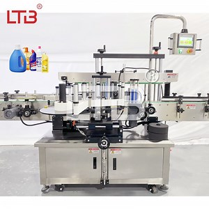 [Hot Item] Automatic Cosmetic Chemical Liquid Viscous Production Line Round Flat Packaging Labeller Processing Adhesive Sticker Bottle Label Applicator Labeling Machine