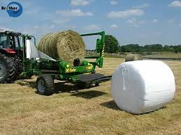 [Hot Item] 130-220 GSM Agricultural Tubular Woven Polypropylene Roll Wrapping Hay Bales in Plastic