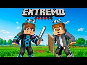 Mundo con Mi Hijo de Minecraft Extremo ⚔️