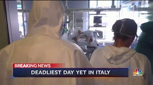 Inside hard-hit Italian hospital as coronavirus death toll surges