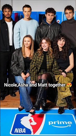 Nicole Wallace with Asha Banks and Matt broome 😍❤️❤️