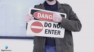 OSHA Notice Sign - Procedure Room Procedure in Progress Do | Aluminum Sign | Protect Your Business, Work Site, Warehouse & Shop Area | Made in The USA