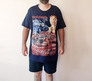 T-shirt de Noël Coca-Cola vintage 1995 (XL-XXL) - Etsy France