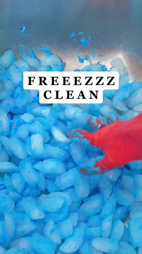 Ice Cleaning ASMR: Garbage Disposal Cleaning Hack