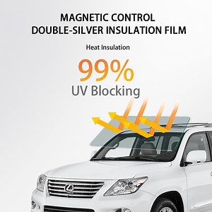 [Hot Item] Magnetron Sputtering Window Film Pet Solar Film UV Blocking Heat Reduction Anti Peeping Smart Film
