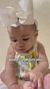 Mariana dice su primera palabra y tenemos que compartirlo con todos ustedes. ¿Adivinan qué dijo? ¡Descúbrelo en nuestro video! | Alberto Santos