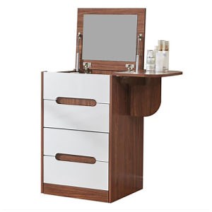 [Hot Item] Flip Small Dressing Table Mini Storage Cabinet 0014
