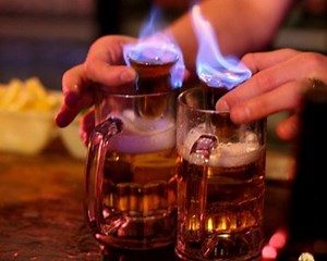 Flaming Cocktail Drinks, Fire Cocktail Recipes & Theme Cocktails, Alcohol Cocktails With Flames