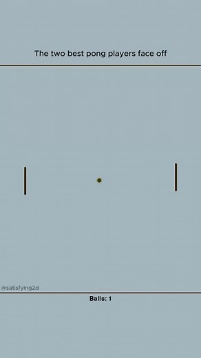 Best Pong Players Face Off: Hypnotic 2D Ball Simulation