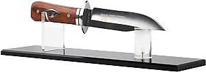 Knife Display Stand Acrylic Pocket Knife Display Holder Rack for Single Knife Desk Decor