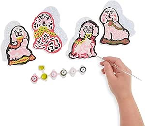 DIY Paint by Number: Staffordshire Dogs Ornaments