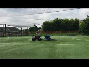 ECO 50 Tow behind Spreader crumb rubber