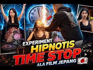DIHIPNOTIS !! TIME STOP ala Film Jepang ... ILUSI atau NYATA ?! #timestop #cewekcantik #hipnotis