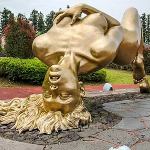 [Hot Item] Modern Art Sculpture Metal Bronze Sexy Naked Woman Statue Brass Lying Beauty Lady Sculpture