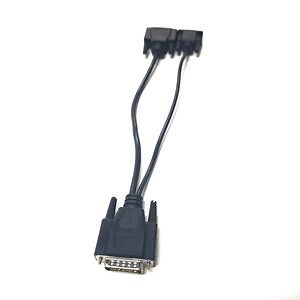 [Hot Item] dB15 Y Splitter Converter Adapter Cable Lead dB15m to dB15f & dB9f Data Cable