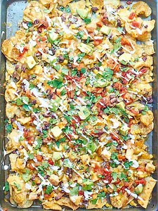 Kettle Chip Chicken Nachos - Easy Chicken Nachos