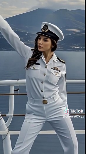 Powerful Female Soldier Dancing with Grace