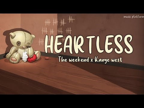Heartless X Heartless - Kanye West, The Weeknd (Tiktok version) - Lyrics 4k
