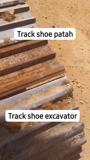 Track shoe excavator | Excavator proyek