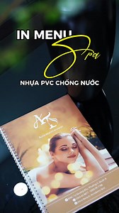 🍃Mẫu Menu Nhựa PVC Cho Spa Dưỡng Sinh🍃 -Kích thước A4 -Chất liệu nhựa PVC chống nước -Đóng gáy lò xo Thành phẩm chỉ từ 3-4 ngày 💌Liên hệ In Đại Việt để được tư vấn giải đáp thắc mắc! ------------------ 📲HOTLINE: 0971.646.830 ⛳A1/7 Quốc Lộ 50, Đa Phước Bình Chánh #in_menu #thiết_kế_menu #in_menu_spa #mẫu_menu_spa #In_Đại_Việt | Công Ty TNHH Thiết Kế In Ấn Đại Việt