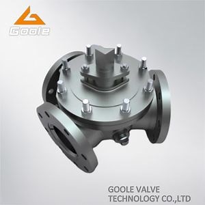 [Hot Item] Manual Operated Y Port 3 Way Flanged Ball Valve