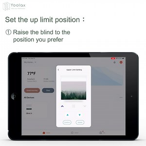 Yoolax Motorized Roller Shade Heat Insulation Hardwired Smart Blinds Voice Control Privacy Smart Roller Blinds with Valance (Dark Grey)