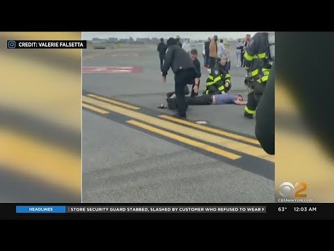 Flight Makes Emergency Landing At LaGuardia Airport, Passenger Detained