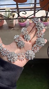 Full AD stone set Colour guaranteed and locked stone | Adriyana Exclusive