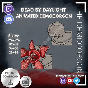 ANIMATED Dead by Daylight Demogorgon Head Banging Emote - Emotes for Twitch and Discord - Etsy Canada